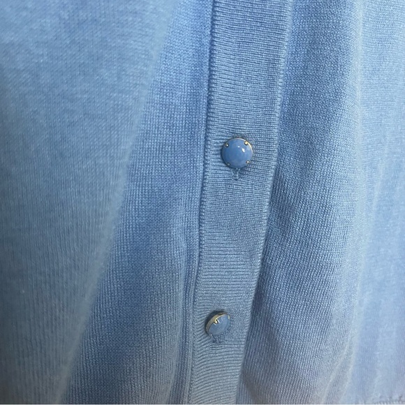 Kate Spade New York Somerset Bow Blue Cardigan, M - Picture 8 of 14